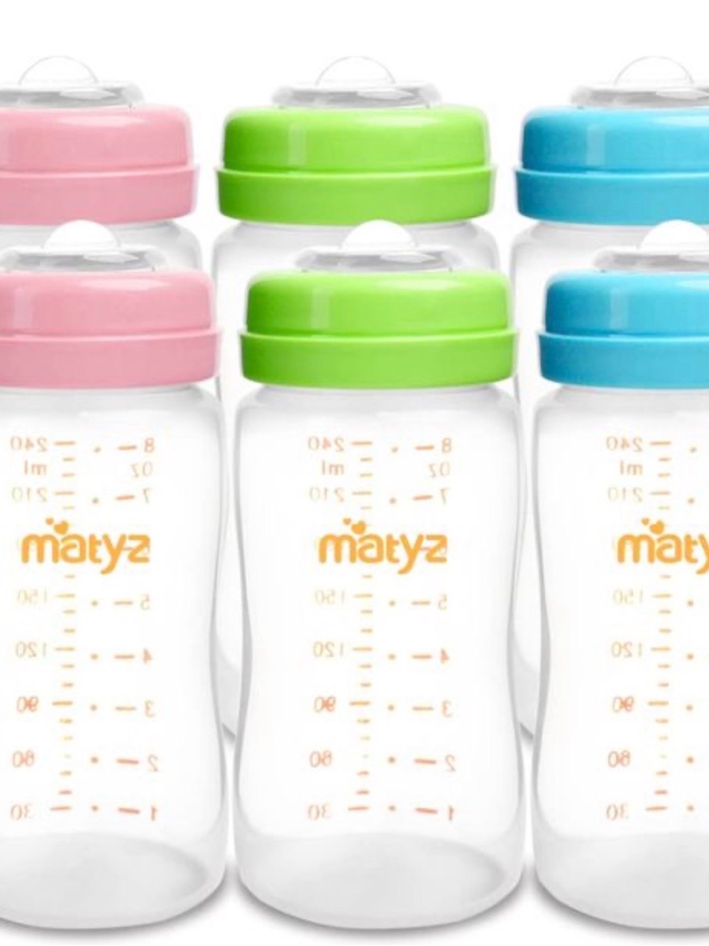 15 Matzy Breast Milk Storage Bottles - all new or only used once